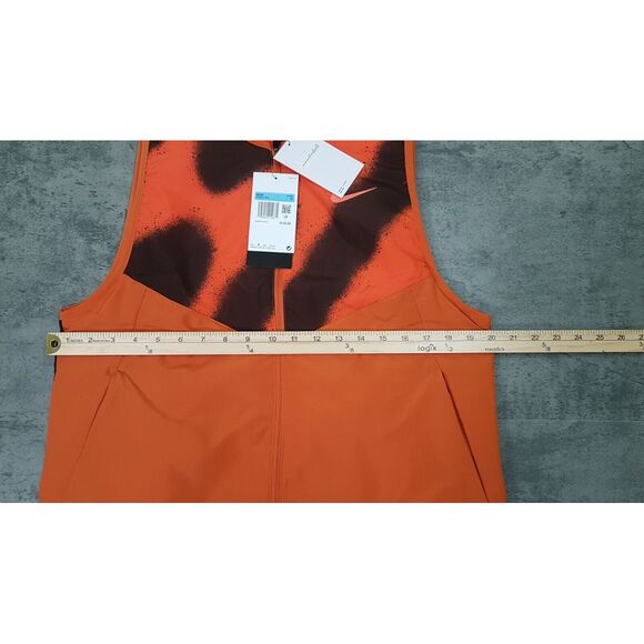NIKE Therma Fit Wild Run Reversible Repel Running Vest Jacket Mens MEDIUM Orange - Picture 8 of 9